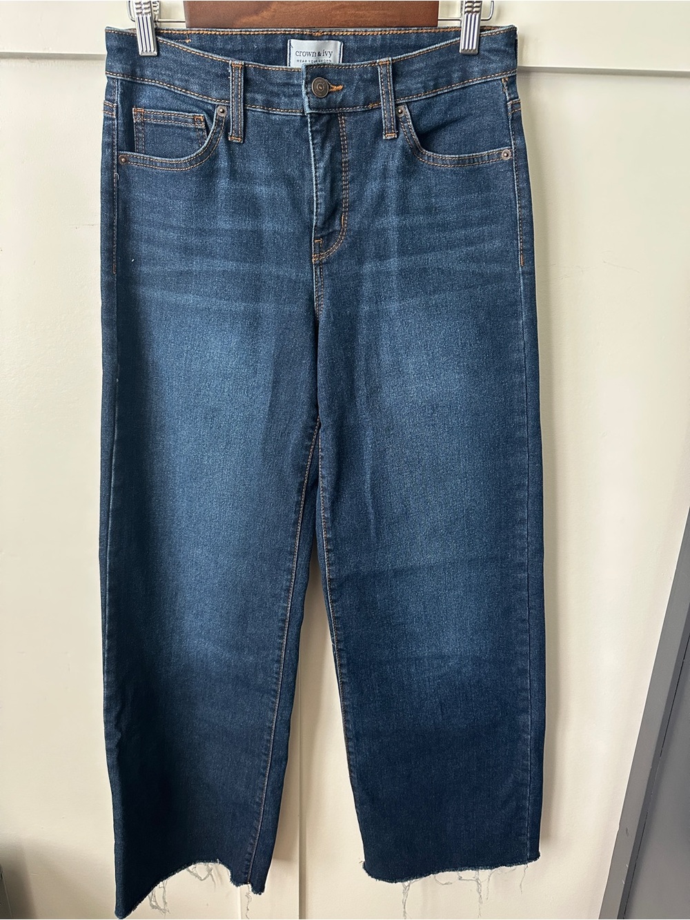 crown & ivy Blue Straight-Leg Men’s Jeans